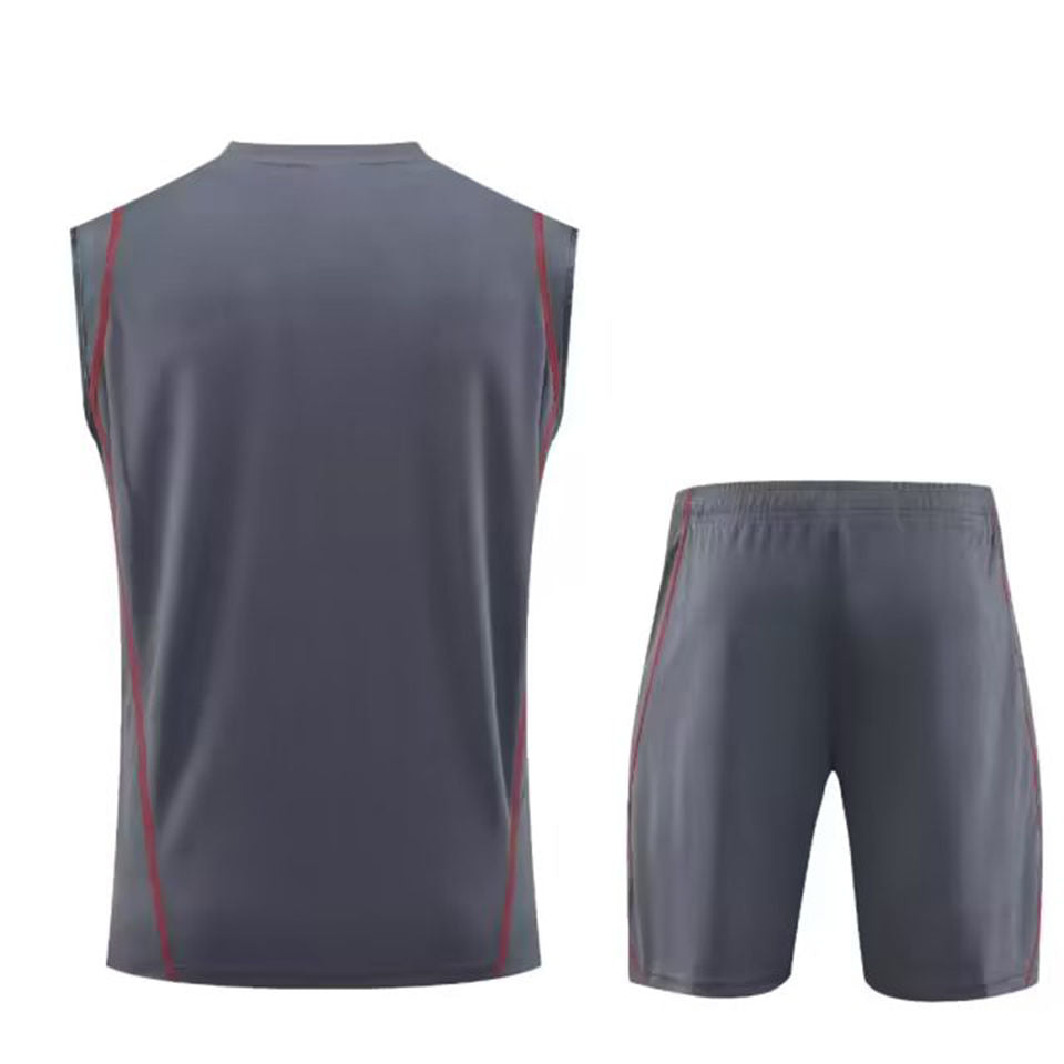 Arsenal Gray Short Training Set No Sleeves 23/24