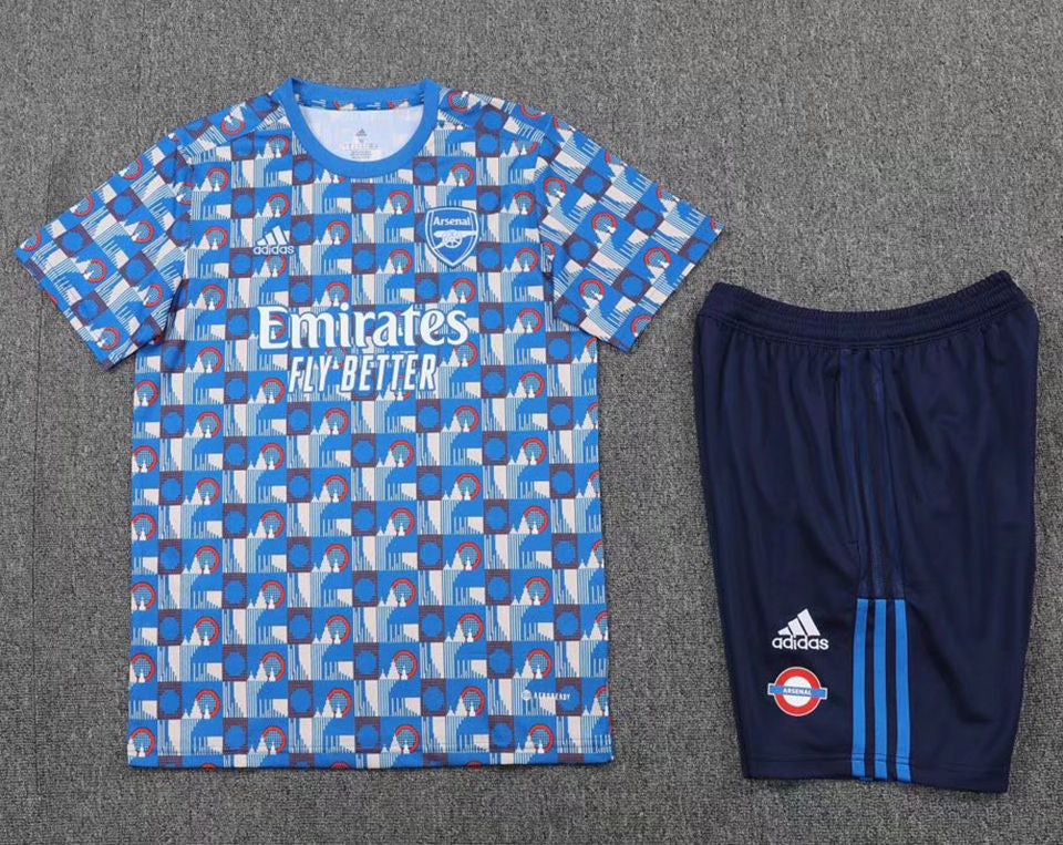 Arsenal Blue Short Training Set 22/23