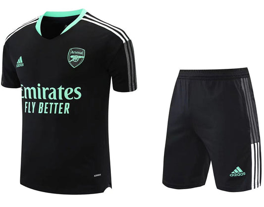 Arsenal Black Short Training Set 22/23