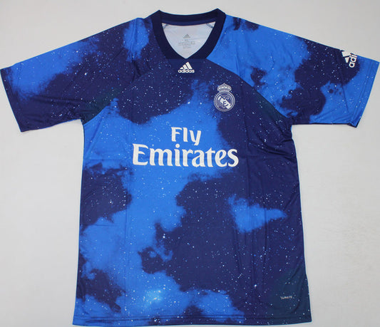 Real Madrid Retro Blue Galaxy Kit 2018/19