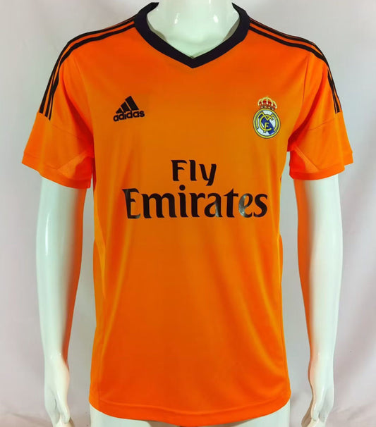 Real Madrid Retro Orange Third Kit 2013/14