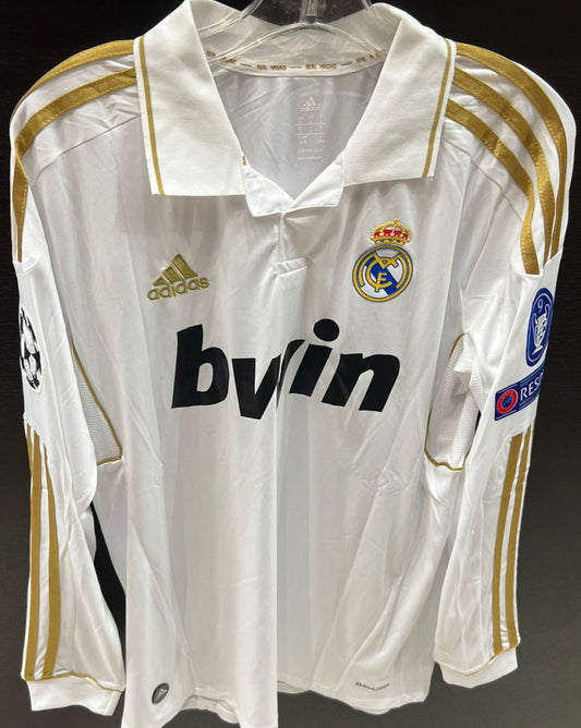 Real Madrid Retro Ronaldo Home Kit Long Sleeve 2011/12