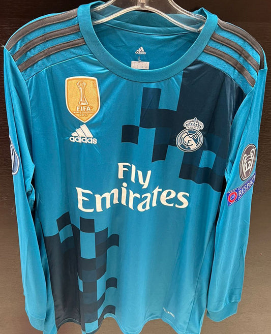 Real Madrid Retro Ronaldo Third Kit Long Sleeve 2017/18