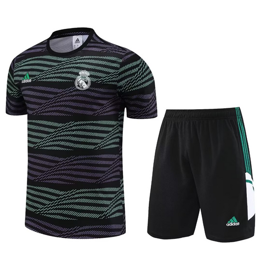 Real Madrid Purple/Green Short Training Set 23/24