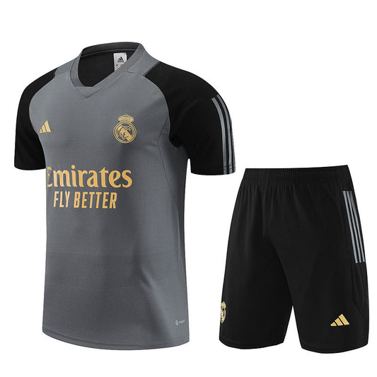 Real Madrid Gray Short Training Set 23/24