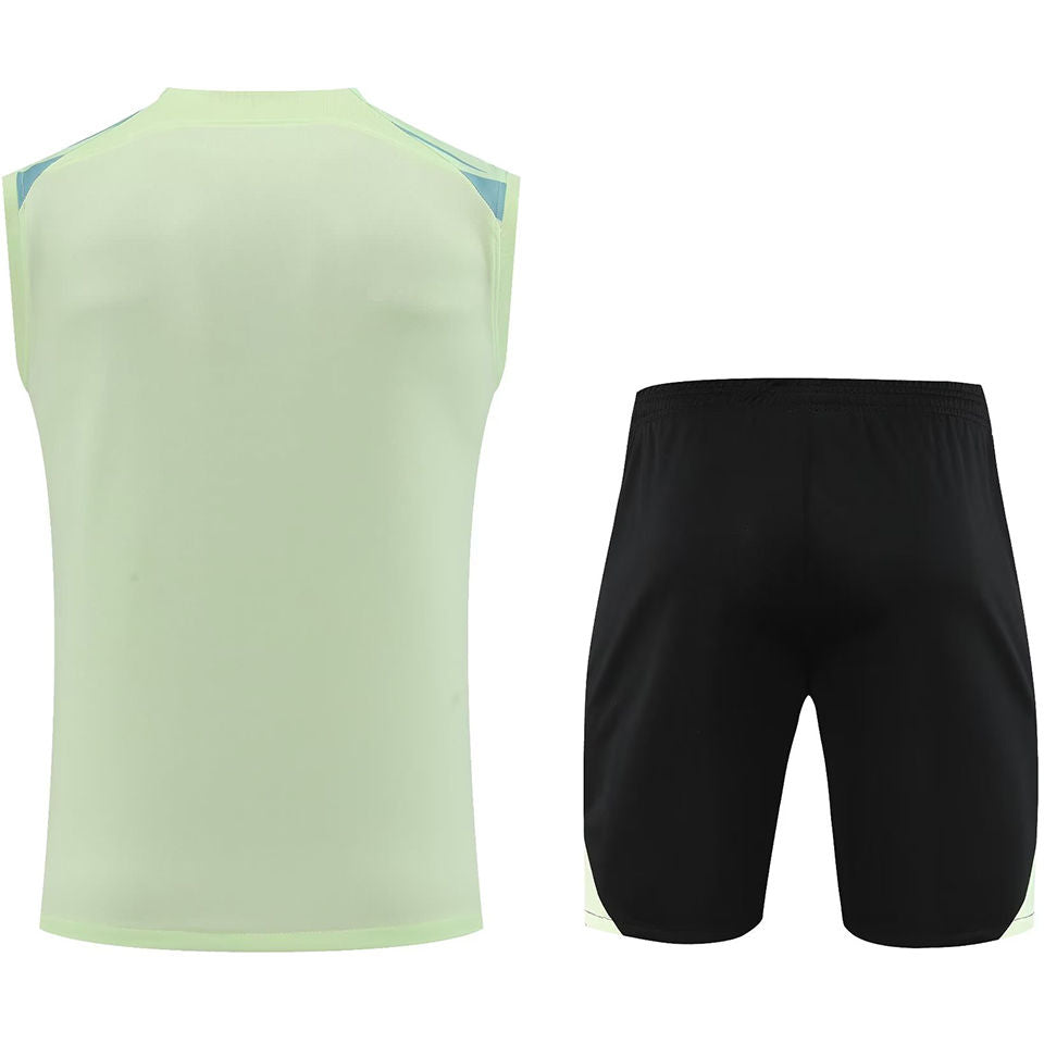 Brazil Light Green Short Training Set No Sleeves 23/24